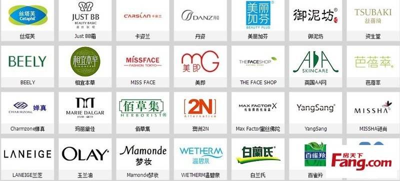 中国化妆品排行榜前十名品牌有哪些